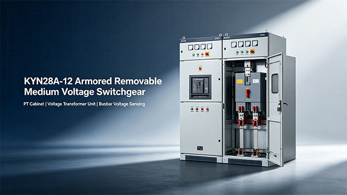 KYN28A-12 Armored Removable Medium Voltage Switchgear (PT Cabinet) - HV Switchgear Assembly - Anwoke