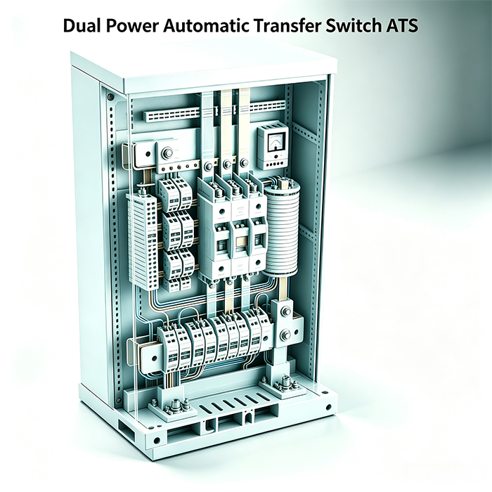 Dual Power Automatic  Transfer Switch ATS - Core Components - Anwoke